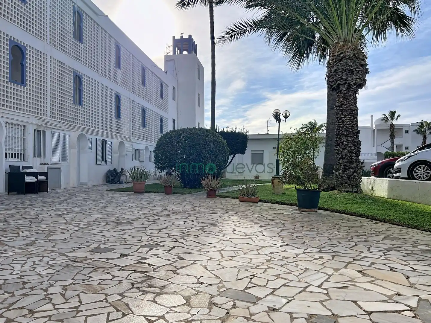Vista exterior de Estudio en venta en Mojácar con Aire acondicionado, Jardín privado y Terraza