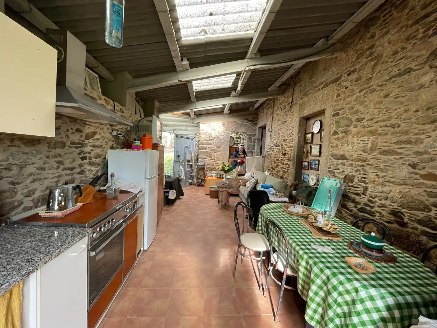 Kitchen of Houses for sale in As Somozas   with Private garden, Furnished and Oven