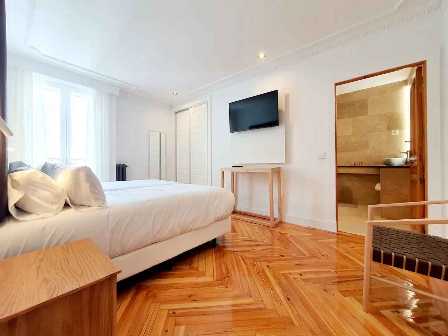 Habitación de Ático de alquiler en Madrid con Aire acondicionado, Calefacción y Terraza
