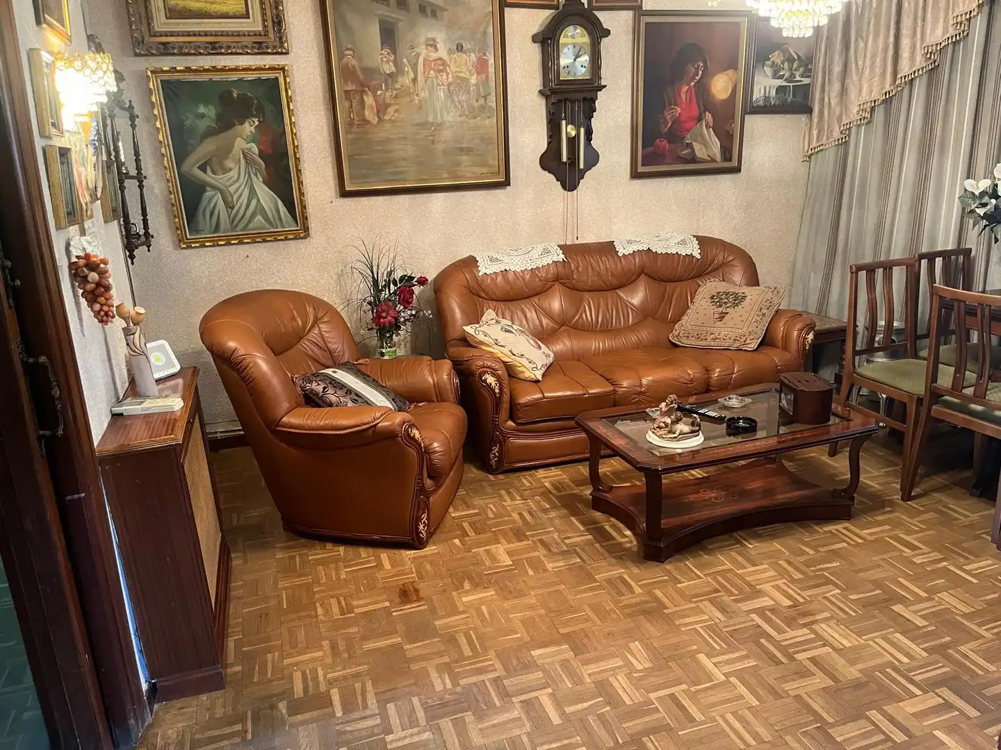 Sala de estar de Piso en venta en Madrid con Aire acondicionado, Calefacción y Parquet