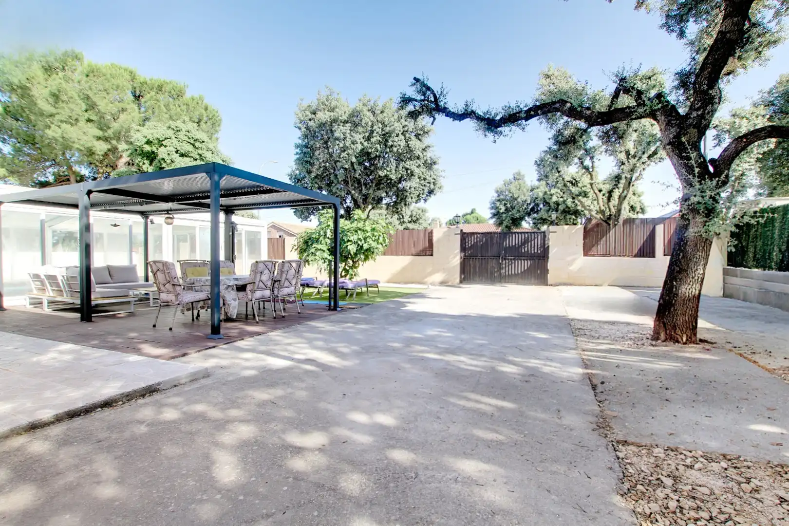 Terrassa de Casa o xalet en venda en Nuevo Baztán amb Aire condicionat, Calefacció i Jardí privat
