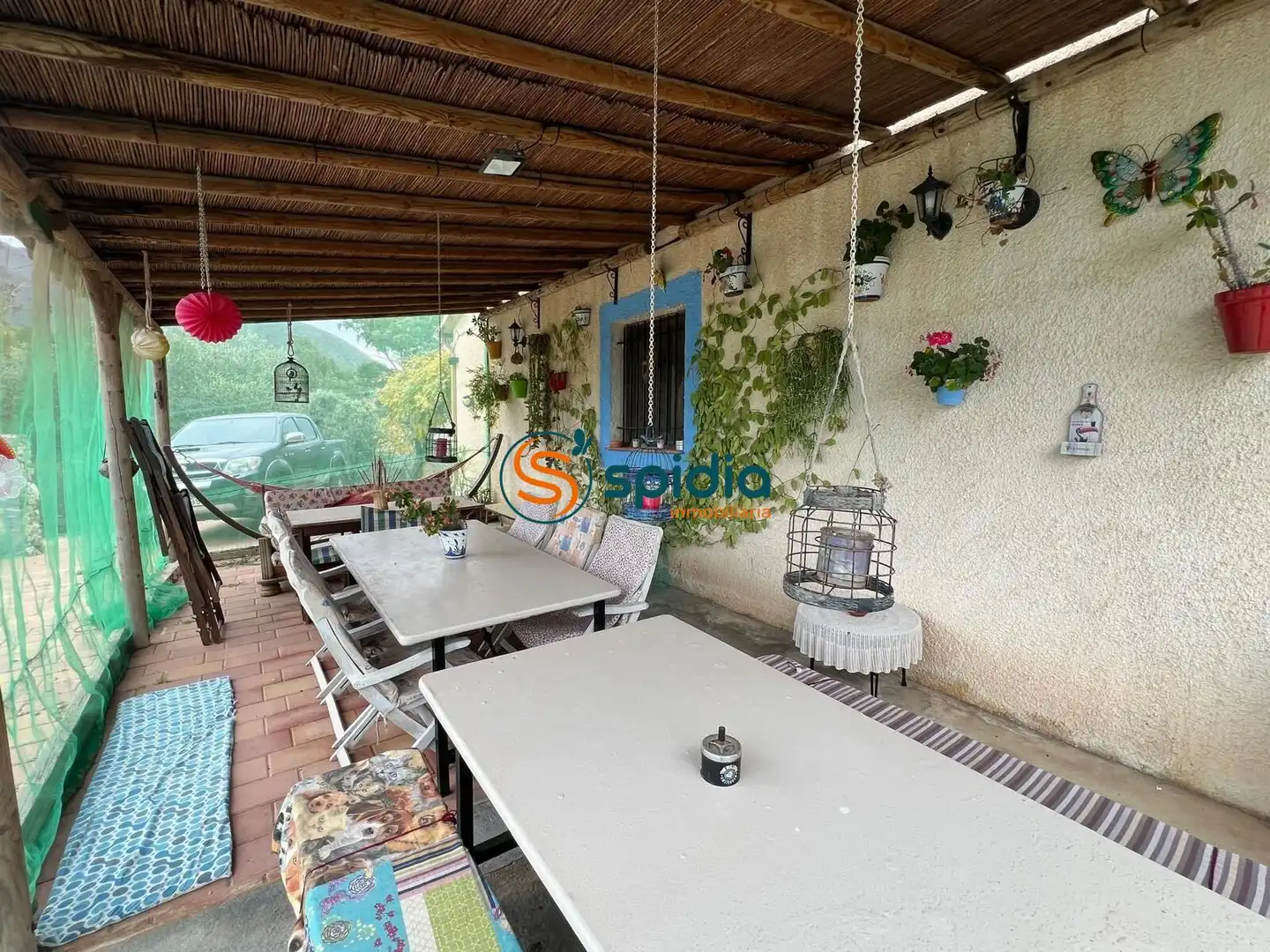 Terrace of Country homes for sale in Lorca  with Private garden, Terrace and Swimming Pool