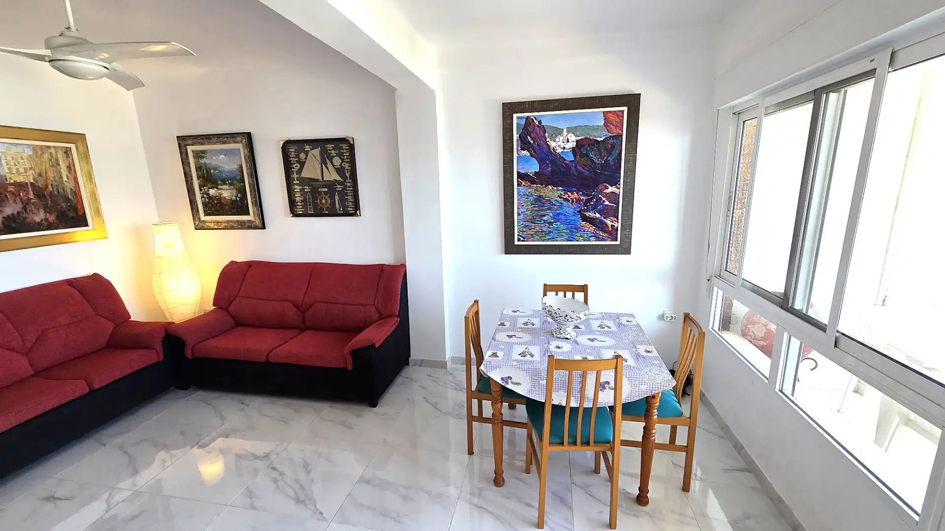 Dining room of Flat for sale in Cartagena  with Terrace, Furnished and Oven