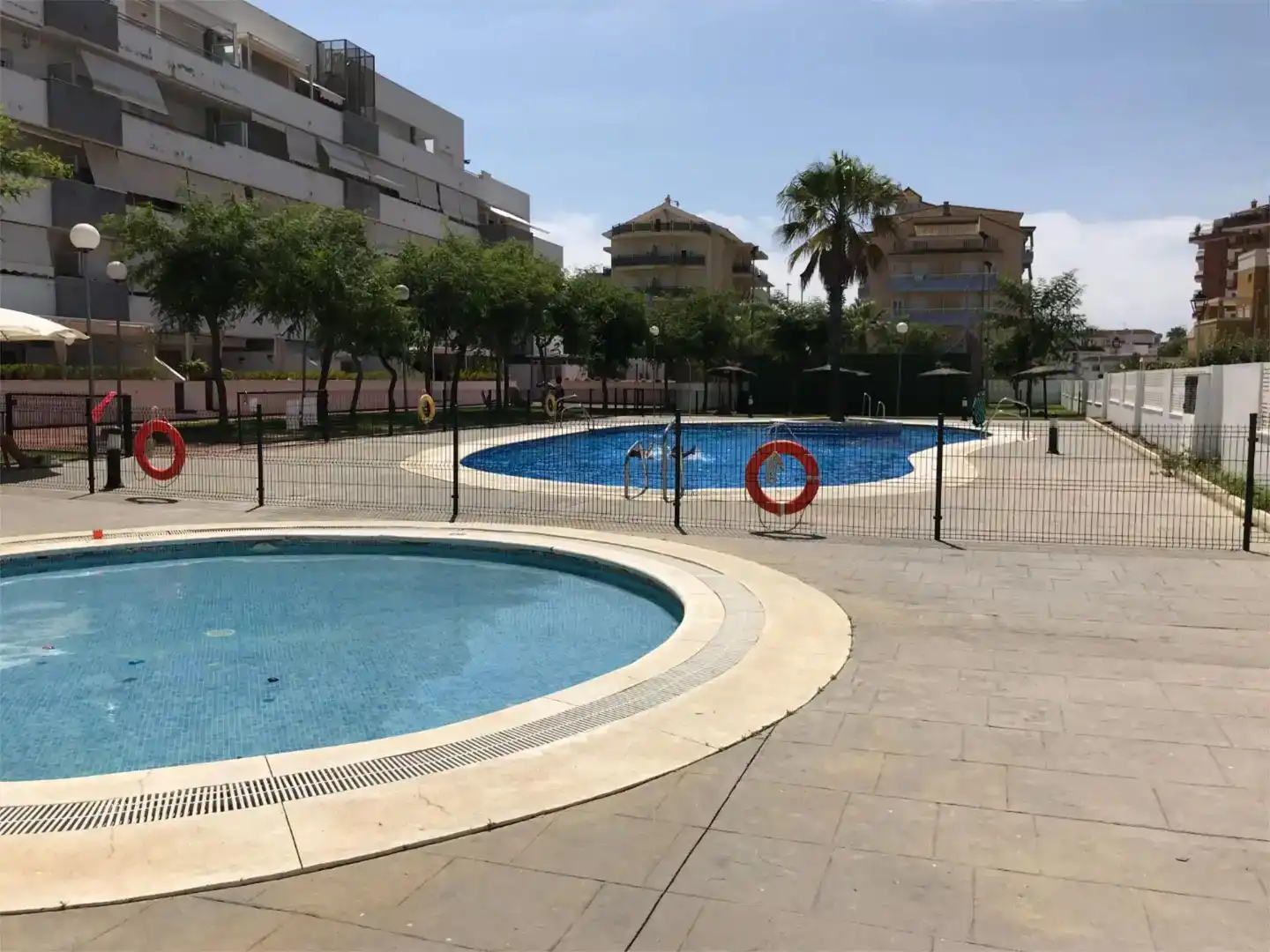 Schwimmbecken von Wohnung zur Miete in La Antilla mit Privatgarten, Schwimmbad und Möbliert