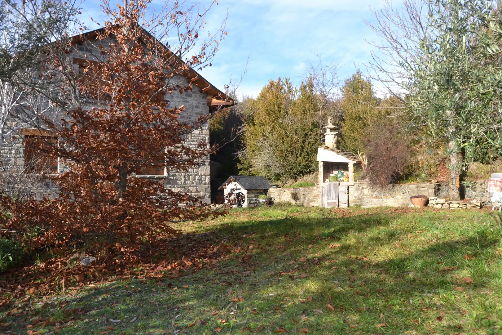 Garten von Haus oder Chalet zum Verkauf in Aisa mit Heizung und Privatgarten