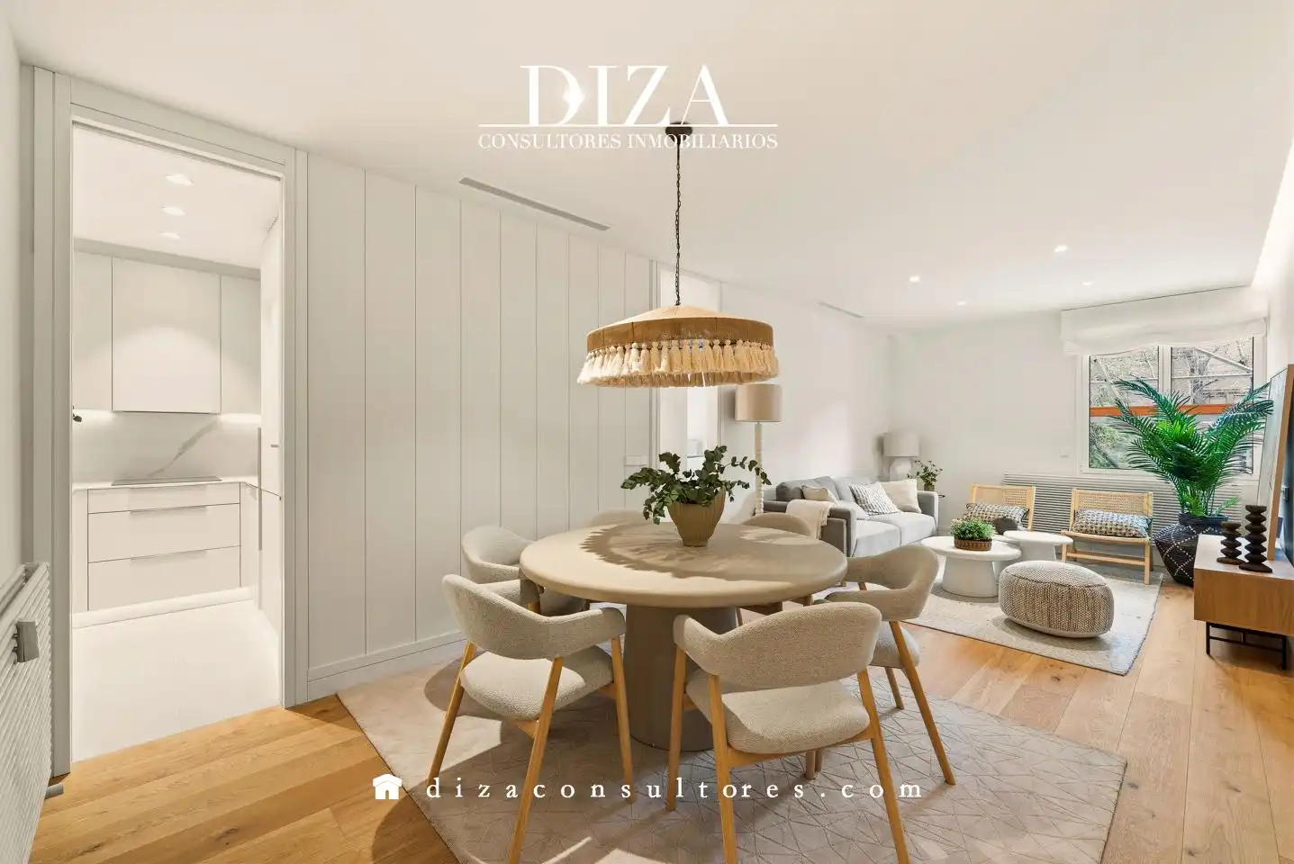 Dining room of Flat for sale in Madrid  with Air Conditioner, Heating and Parquet flooring