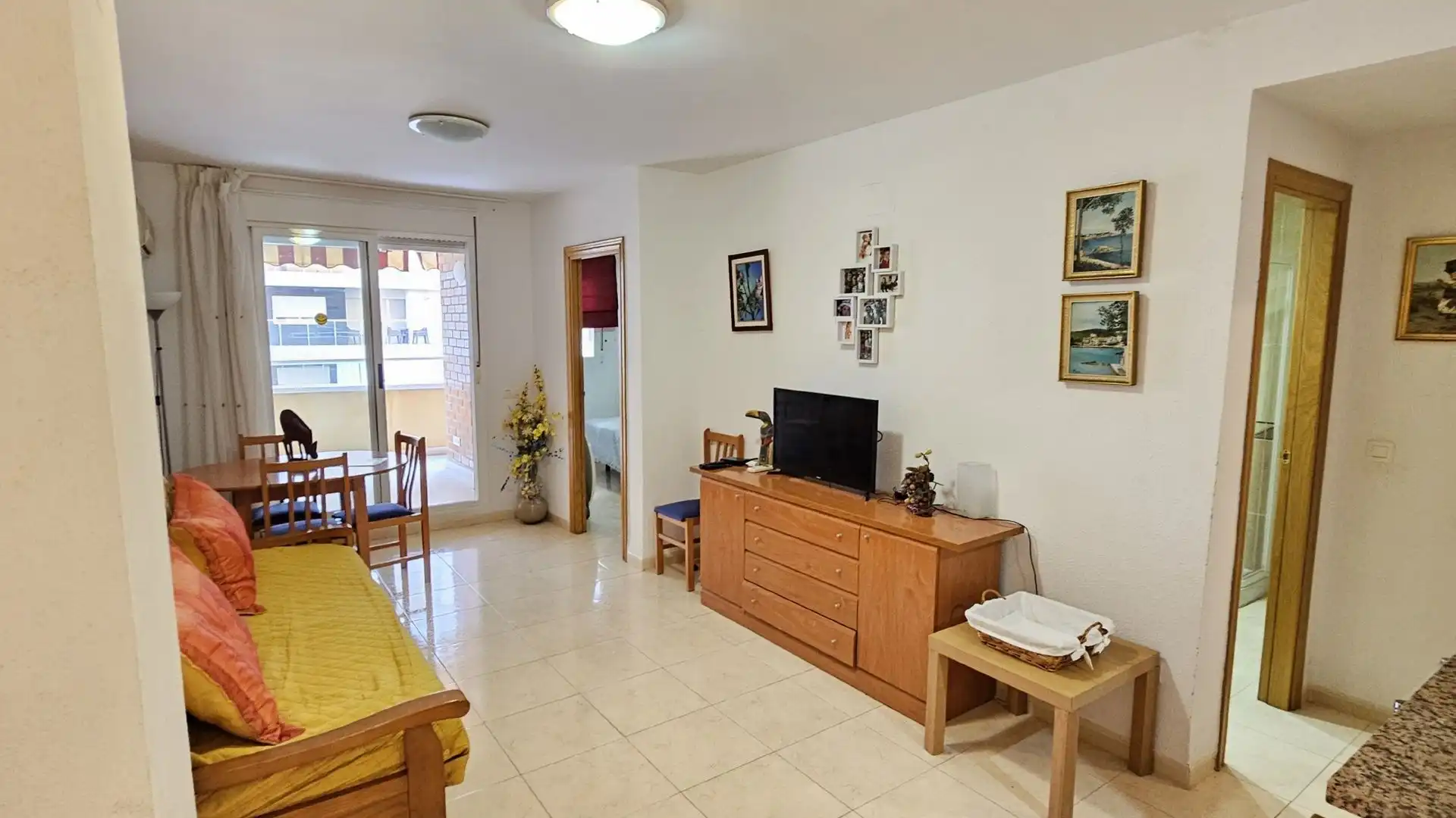 Sala d'estar de Apartament en venda en Oropesa del Mar / Orpesa amb Aire condicionat, Calefacció i Terrassa
