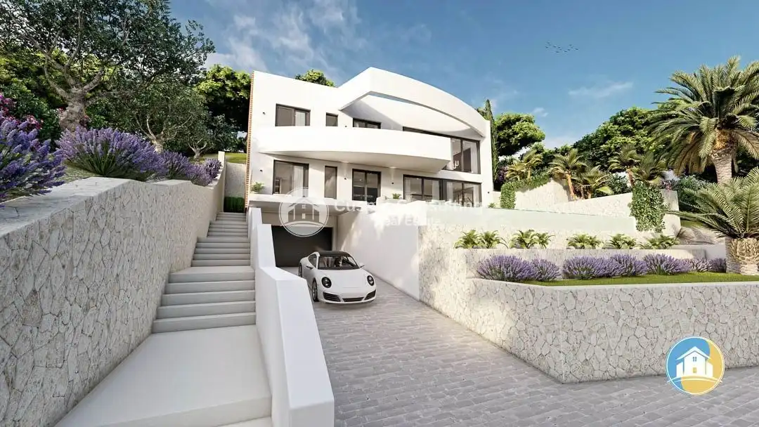 Vista exterior de Casa o chalet en venta en Altea con Aire acondicionado, Calefacción y Jardín privado