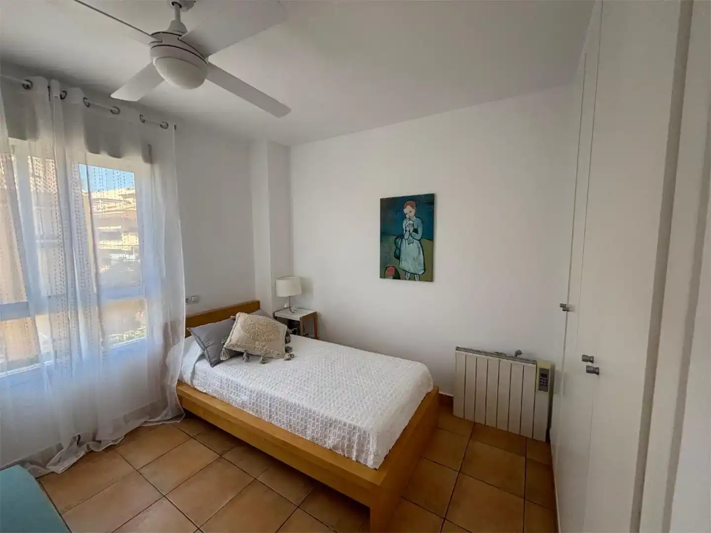Schlafzimmer von Maisonette zur Miete in Altea mit Klimaanlage, Privatgarten und Schwimmbad