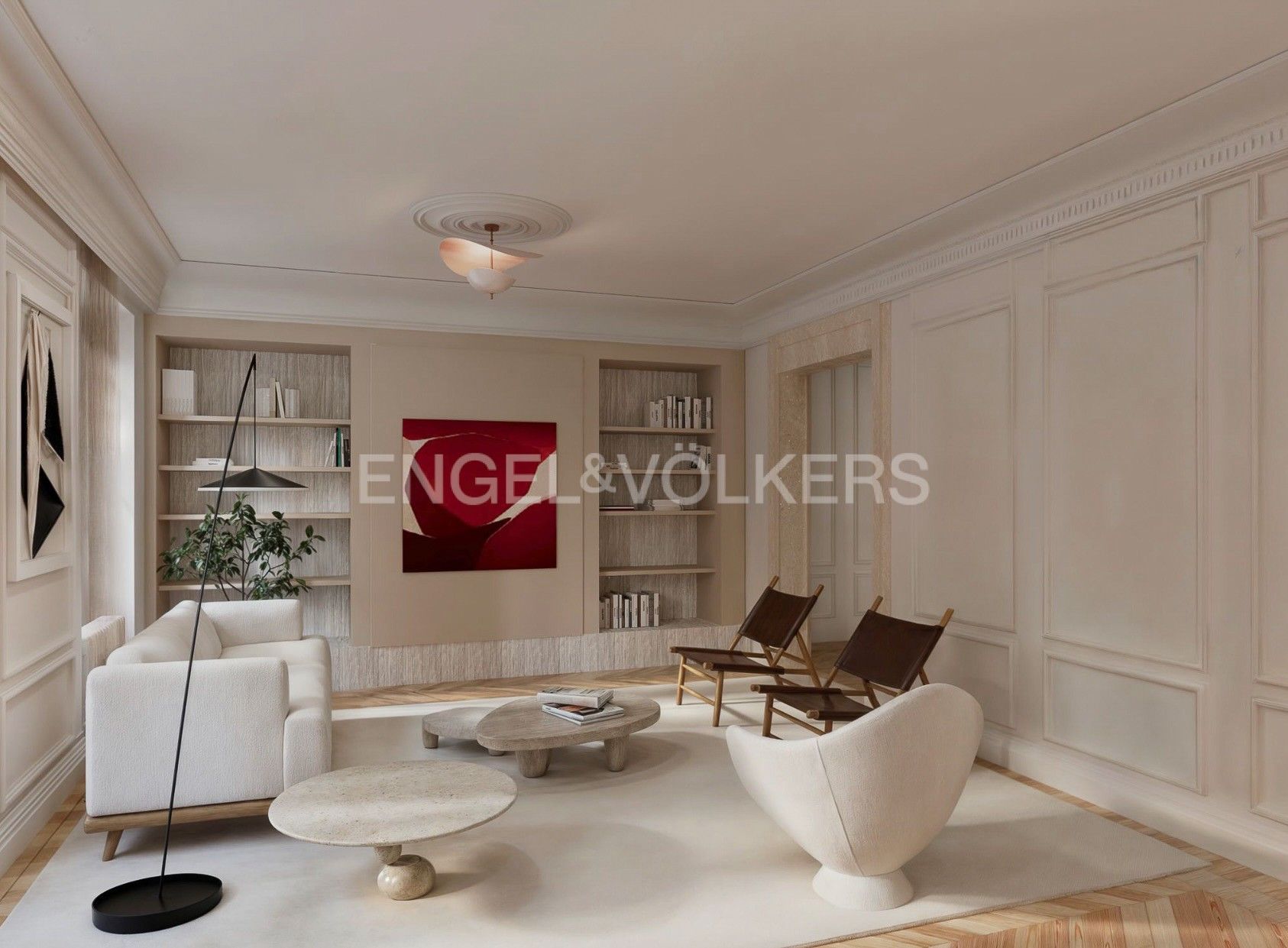 Living room of Apartment for sale in  Madrid Capital  with Heating and Balcony