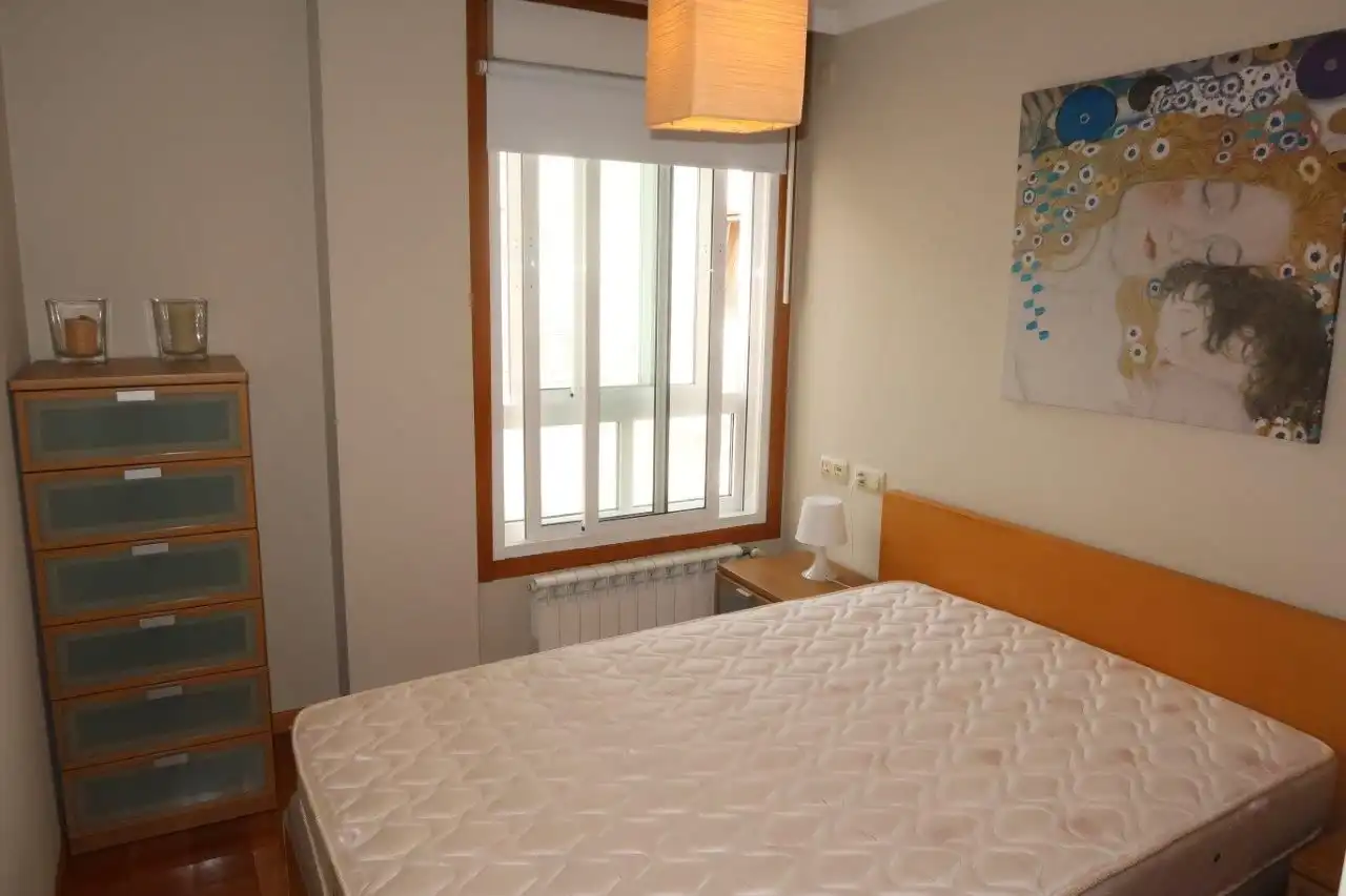 Bedroom of Flat for rent in A Coruña Capital   with Heating and Furnished