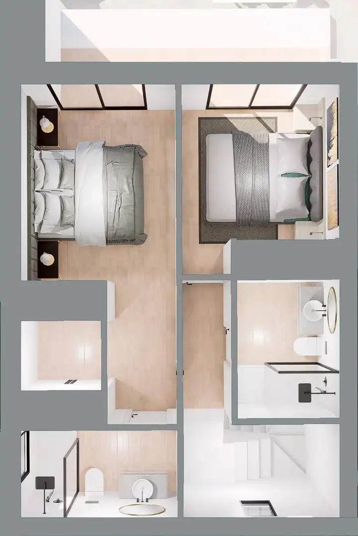 Dormitori de Casa o xalet en venda en Orihuela amb Aire condicionat, Jardí privat i Terrassa