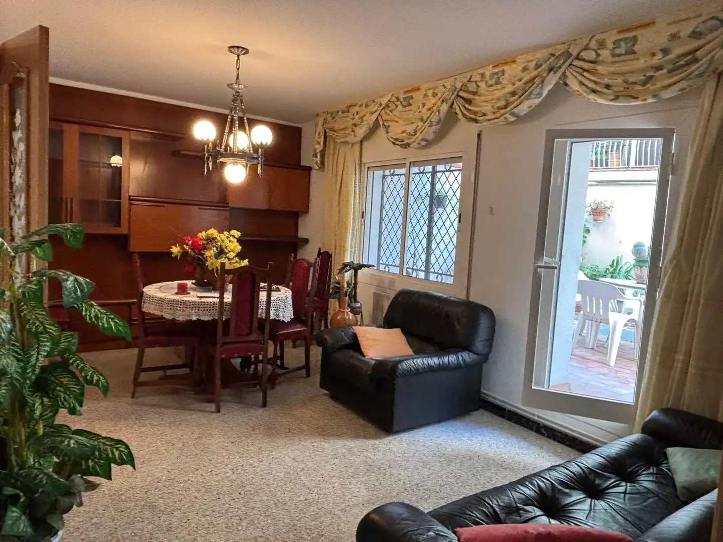 Wohnzimmer von Wohnung zum Verkauf in Badalona mit Heizung und Terrasse
