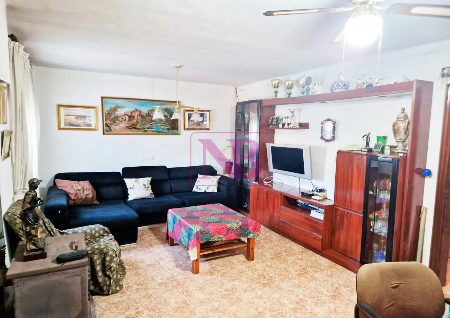 Sala d'estar de Casa o xalet en venda en Bràfim amb Jardí privat, Terrassa i Traster