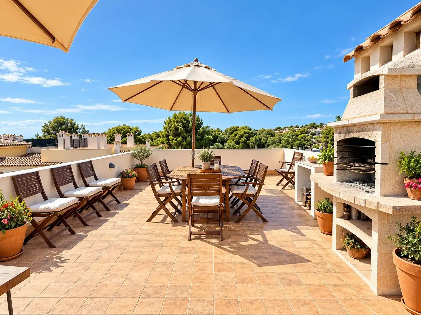 Terrace of Attic for sale in Calvià  with Air Conditioner, Private garden and Terrace