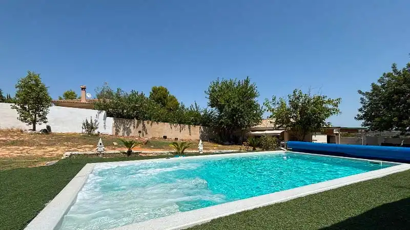 Swimming pool of Houses for sale in Turís  with Air Conditioner, Heating and Private garden