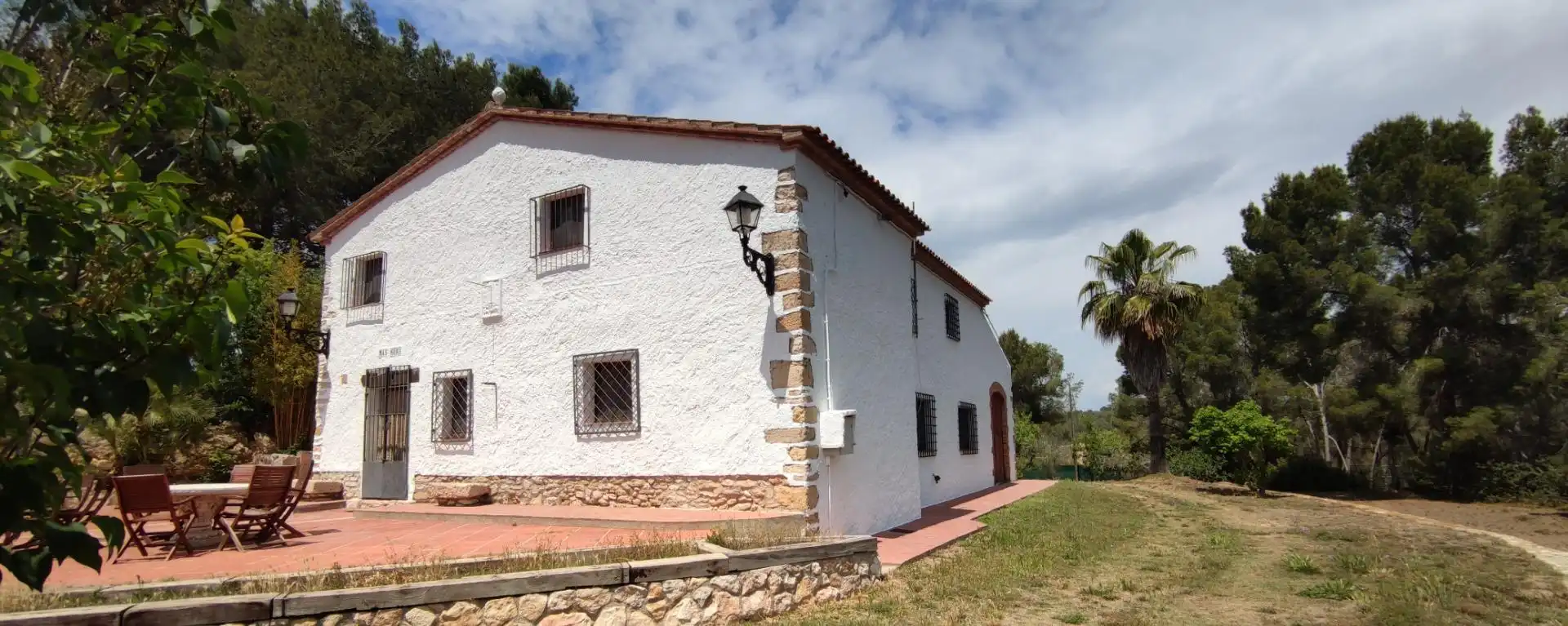 Vista exterior de Finca rústica en venda en El Catllar  amb Calefacció, Jardí privat i Piscina