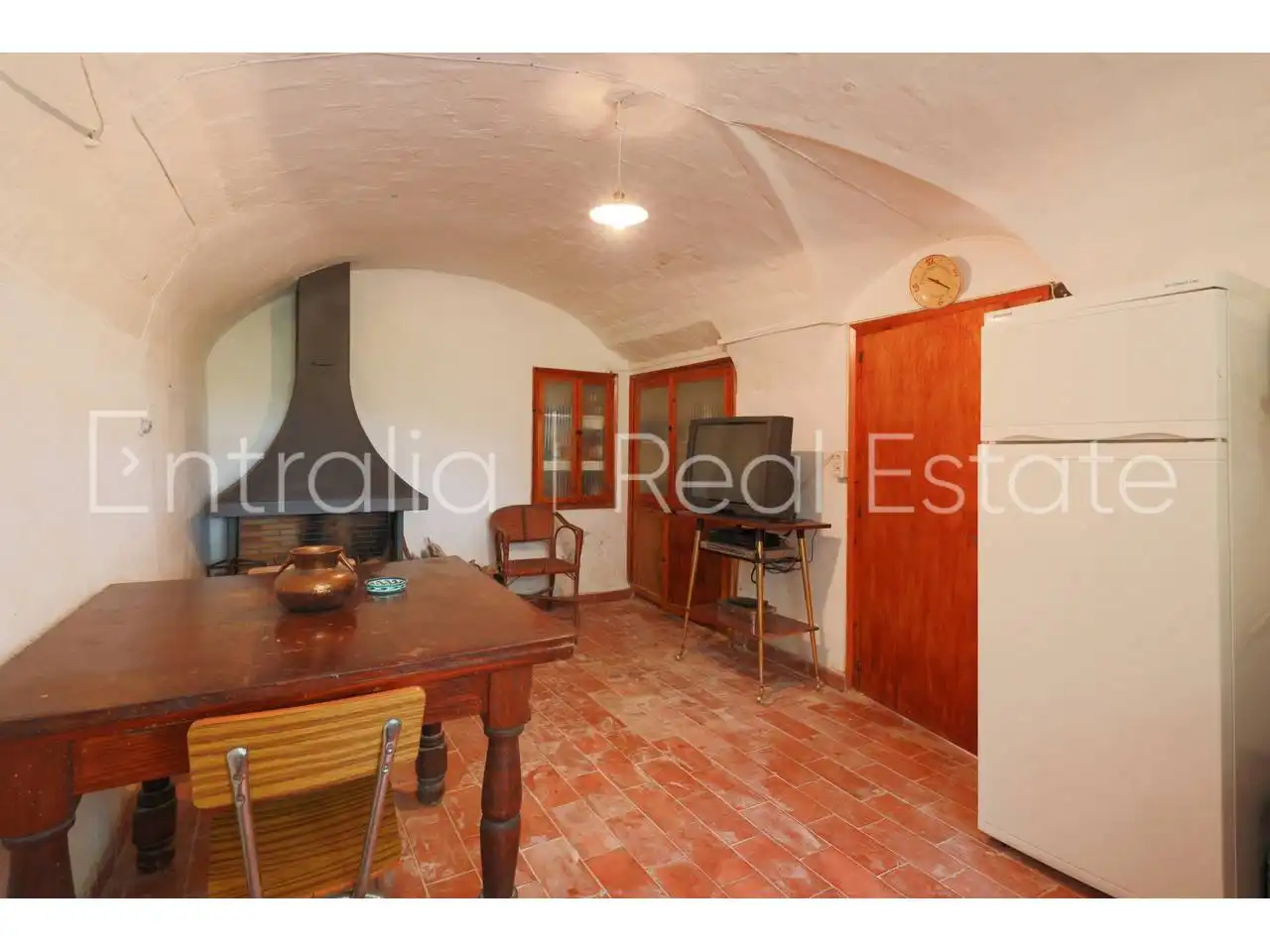 Cocina de Finca rústica en venta en Celrà con Jardín privado
