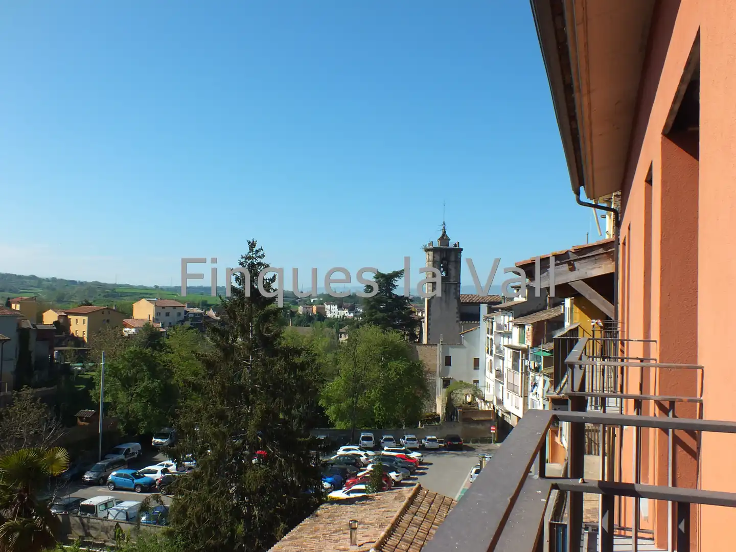 Terrasse von Wohnung zum Verkauf in Roda de Ter mit Heizung, Ofen und Balkon