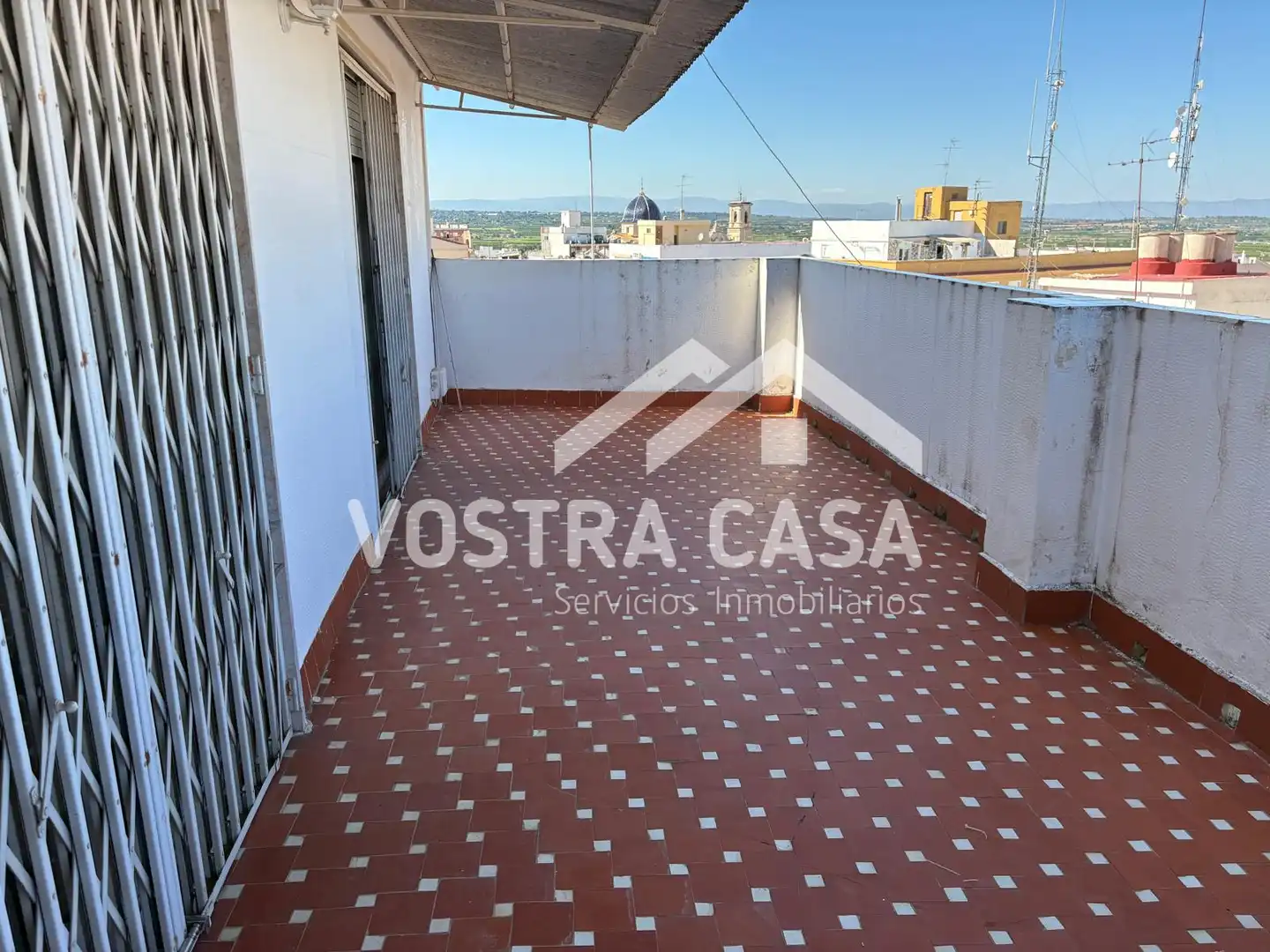 Terrasse von Dachboden zum Verkauf in Chiva mit Alarm