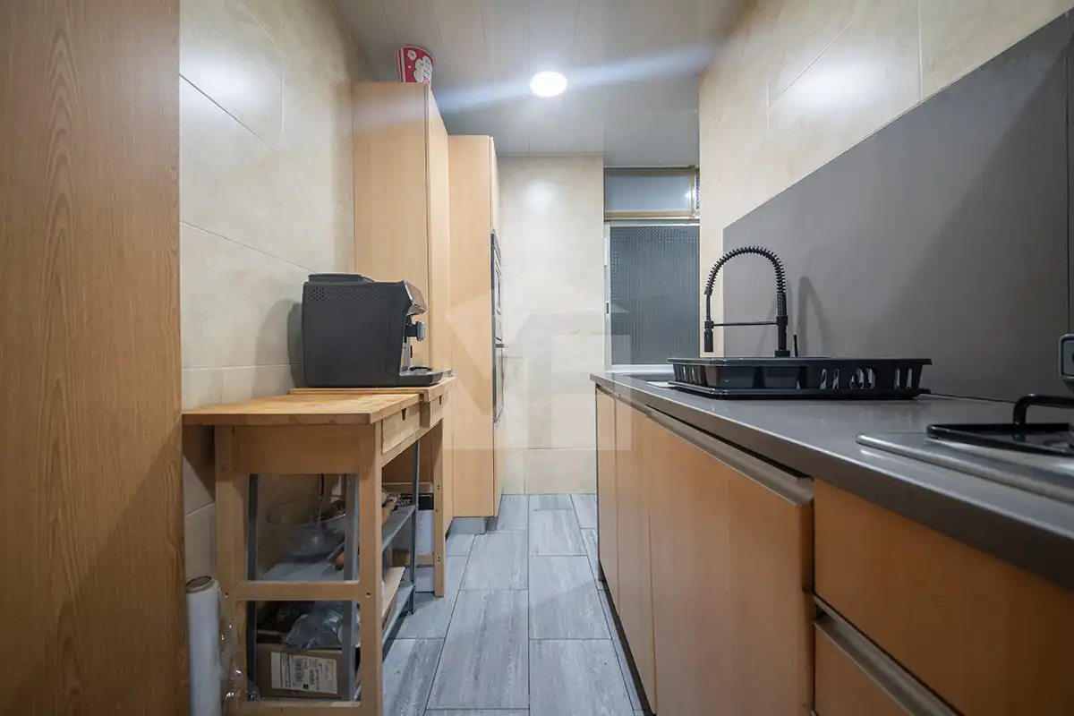Kitchen of Flat for sale in Barcelona  with Air Conditioner and Heating