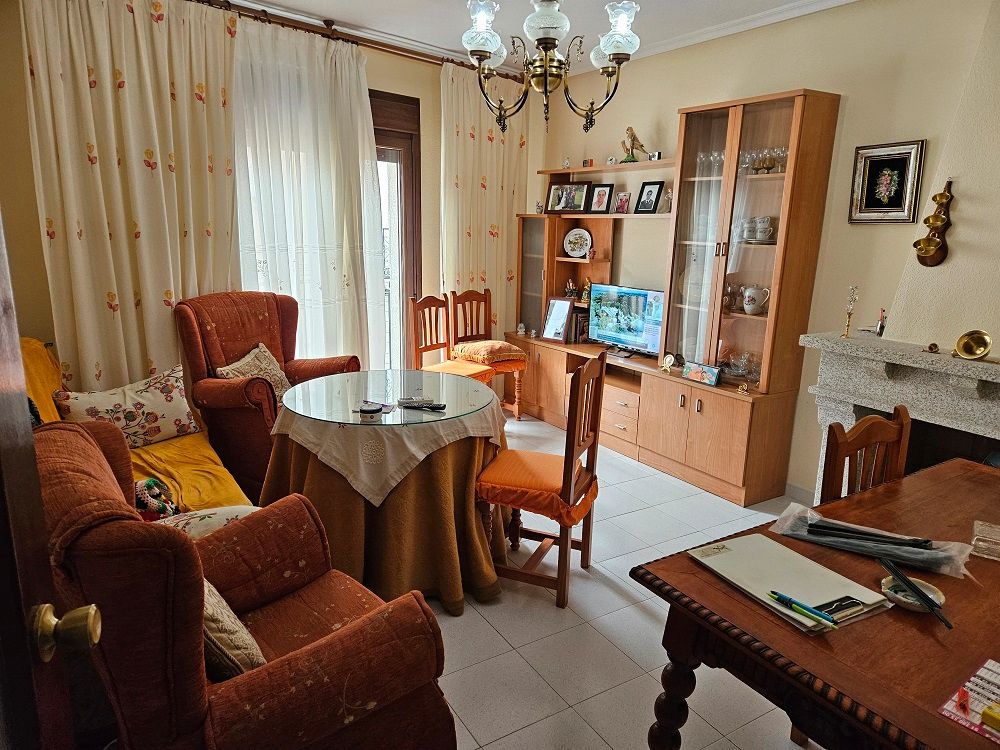 Living room of Flat for sale in Navas del Madroño  with Terrace and Balcony