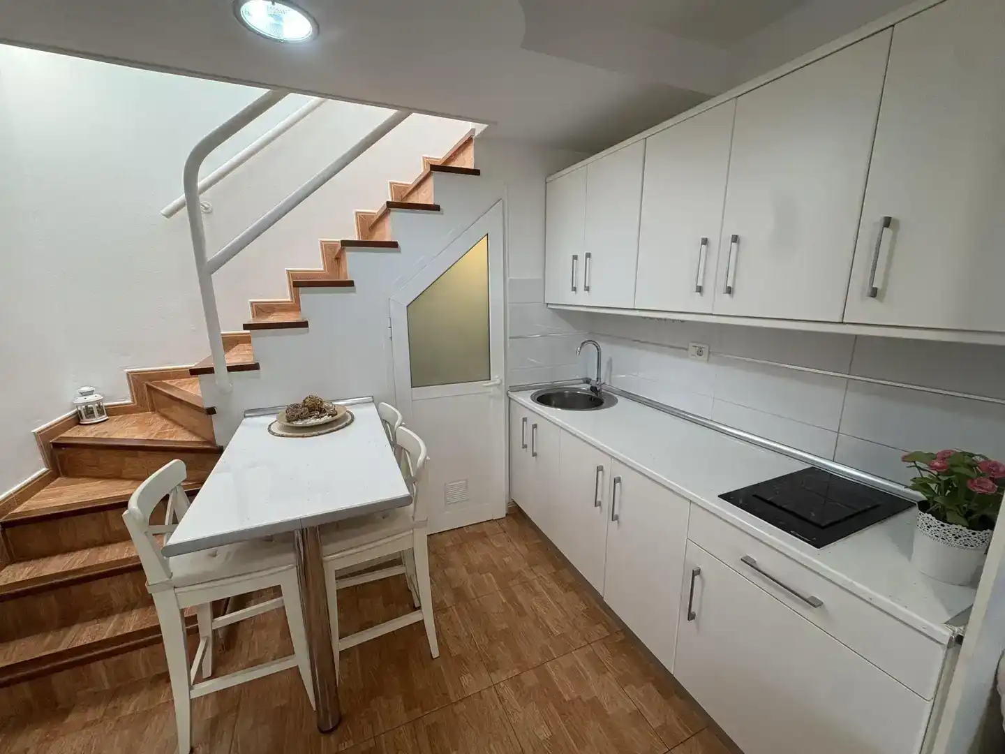 Küche von Wohnung zur Miete in San Bartolomé de Tirajana mit Klimaanlage, Schwimmbad und Balkon