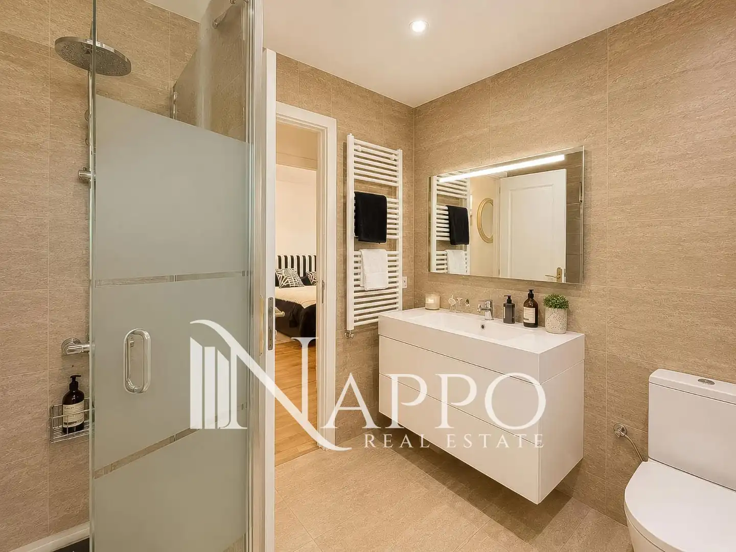 Baño de Casa adosada en venta en  Palma de Mallorca con Aire acondicionado, Calefacción y Jardín privado