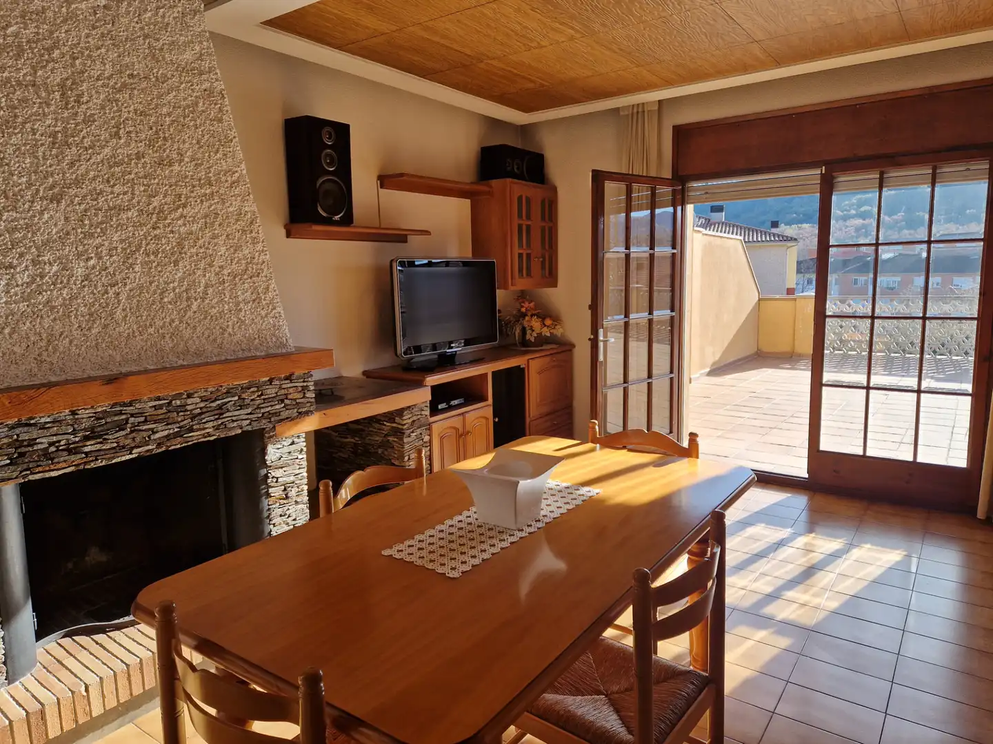 Living room of Detached homes for sale in Olot  with Heating, Private garden and Terrace