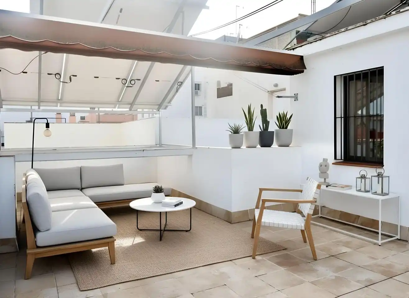 Terraza de Casa adosada en venta en Sevilla con Aire acondicionado, Calefacción y Parquet