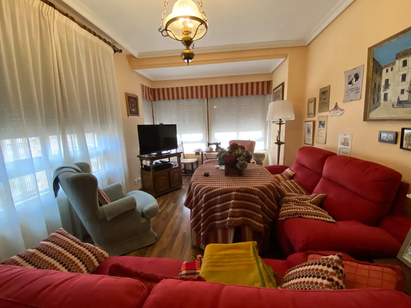Sala d'estar de Pis en venda en Ciudad Real amb Aire condicionat, Calefacció i Parquet