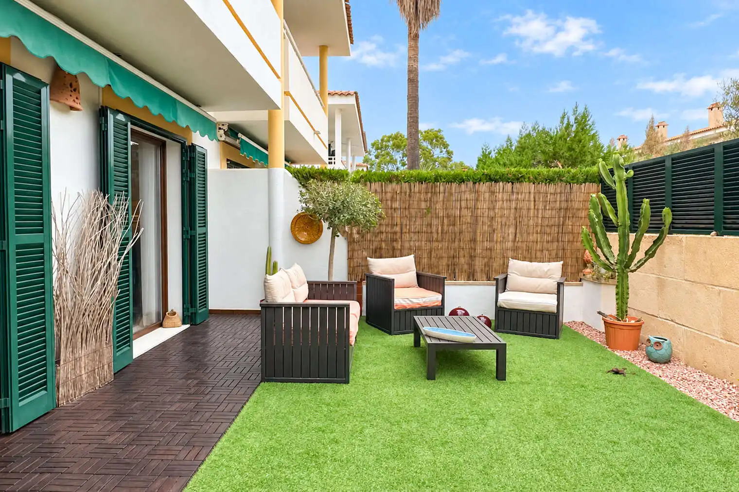 Terraza de Casa adosada en venta en Font de Sa Cala