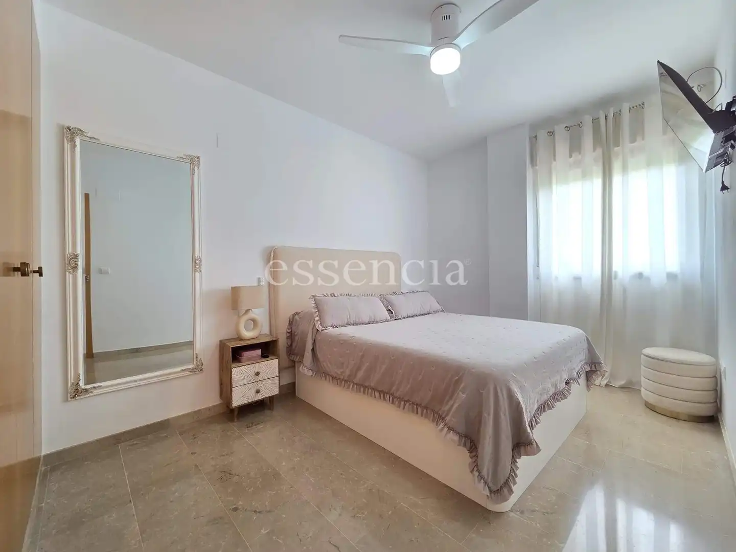 Bedroom of Flat for sale in Beniarjó  with Air Conditioner and Balcony