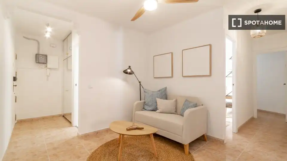 Bedroom of Flat for rent in Barcelona  with Air Conditioner, Heating and Furnished