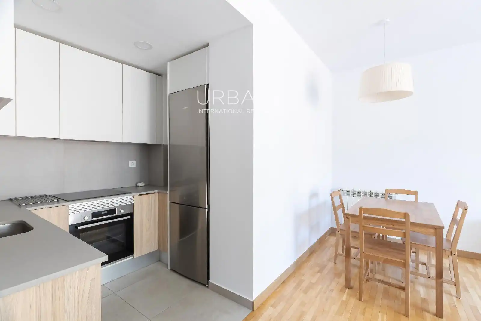 Kitchen of Flat for rent in Barcelona  with Air Conditioner, Terrace and Furnished