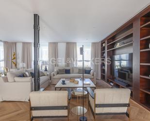 Living room of Apartment for sale in  Madrid Capital  with Air Conditioner