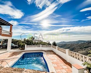 Vista exterior de Casa o xalet de lloguer en Torrox amb Aire condicionat, Terrassa i Piscina