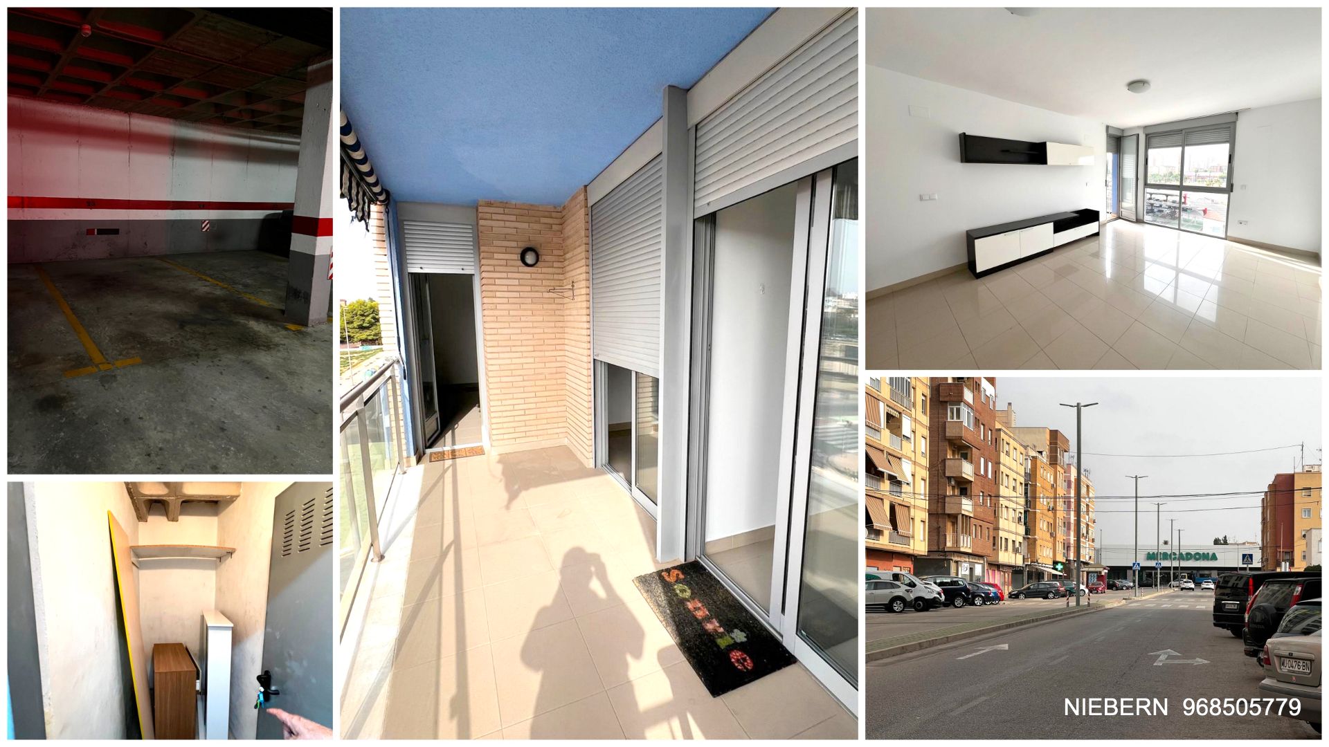 Vista exterior de Piso de alquiler en Cartagena con Terraza, Trastero y Horno