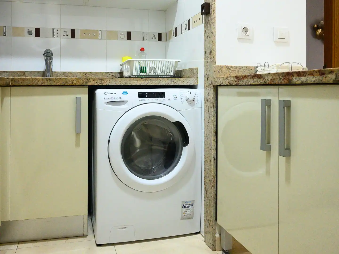 Cocina de Apartamento en venta en Alboraya con Aire acondicionado, Amueblado y Horno