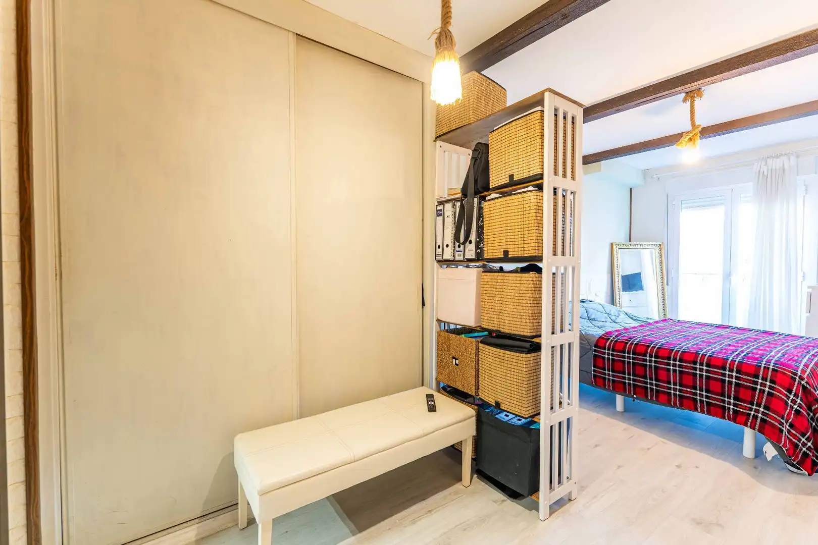 Bedroom of Flat for sale in Humanes de Madrid  with Air Conditioner, Heating and Terrace