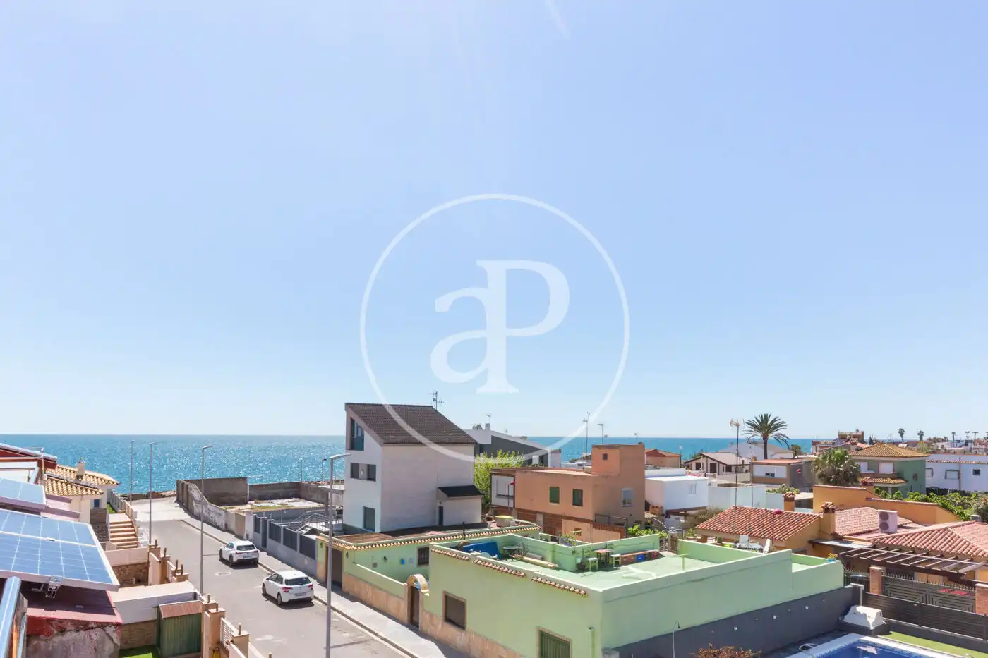 Vista exterior de Casa adosada en venta en Burriana / Borriana con Aire acondicionado, Calefacción y Jardín privado