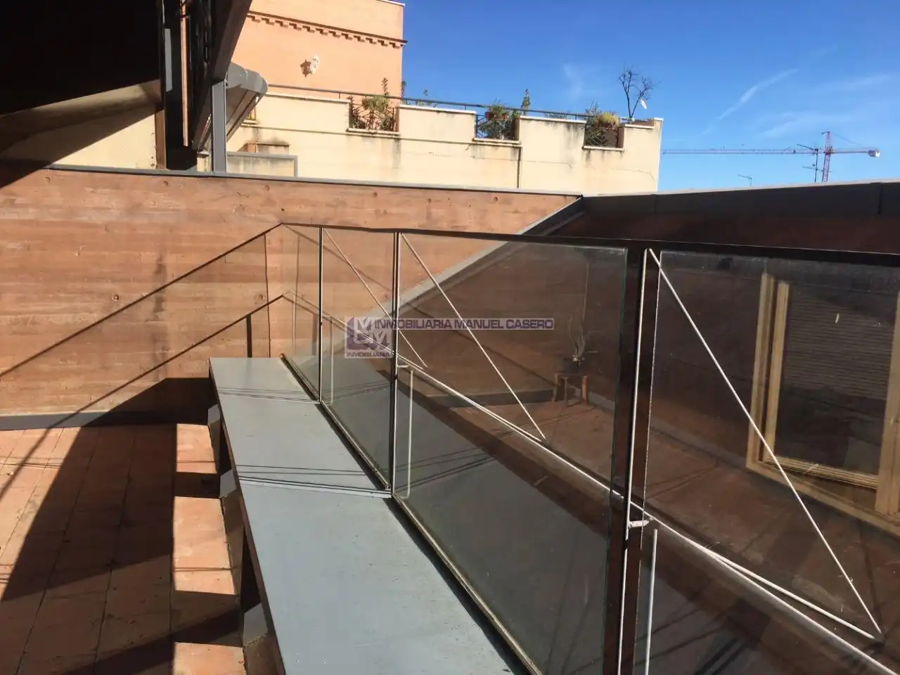 Terrasse von Maisonette zur Miete in Cáceres mit Klimaanlage, Heizung und Terrasse