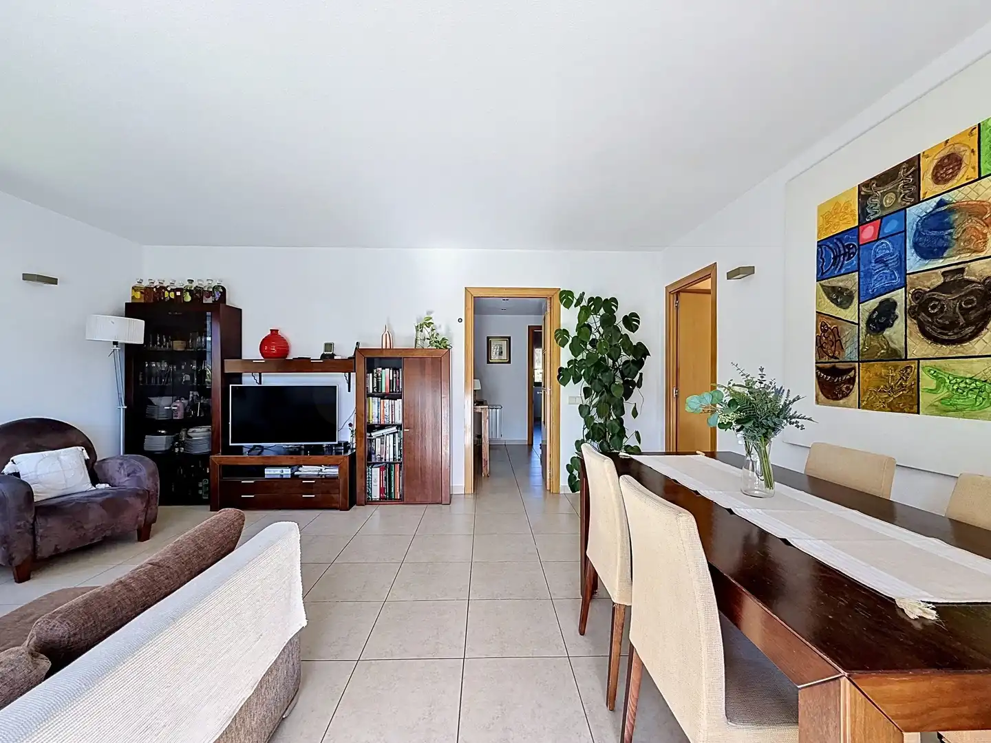 Sala de estar de Dúplex en venta en Montornès del Vallès con Aire acondicionado, Calefacción y Terraza