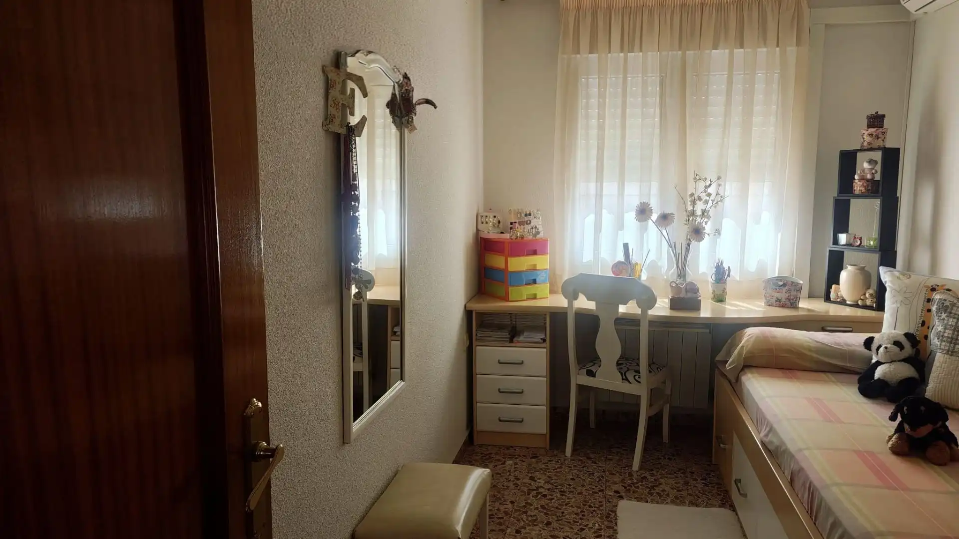 Schlafzimmer von Einfamilien-Reihenhaus zum Verkauf in Argamasilla de Calatrava mit Klimaanlage, Heizung und Abstellraum