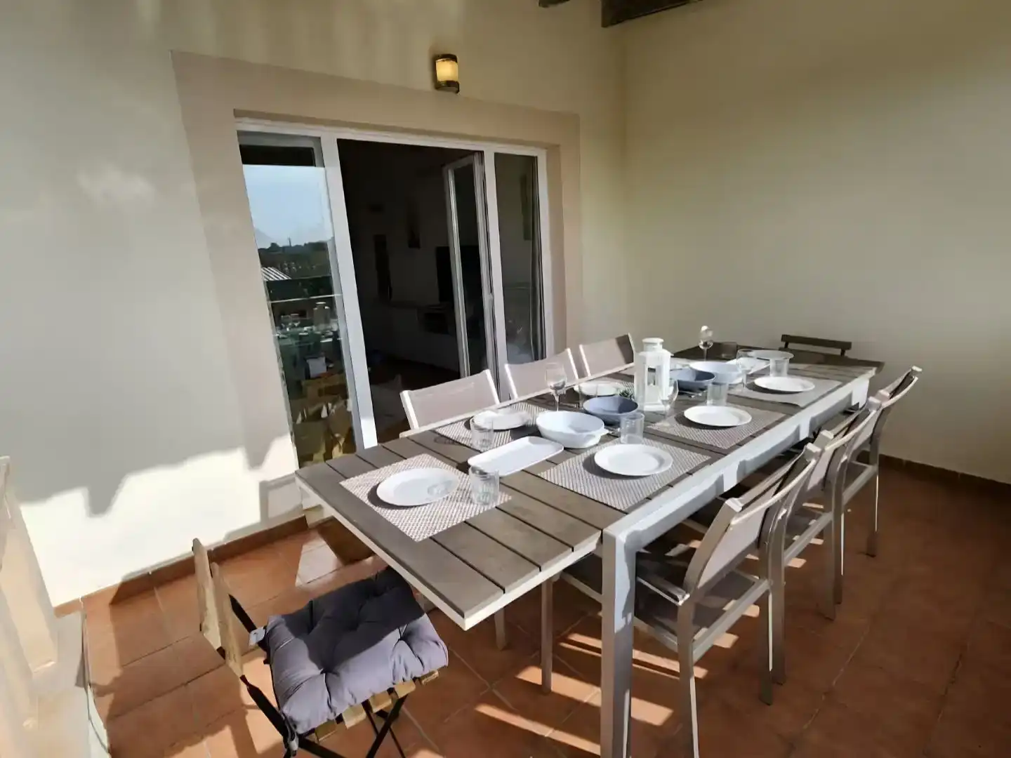 Terrasse von Wohnung zum Verkauf in Manacor mit Klimaanlage, Privatgarten und Abstellraum