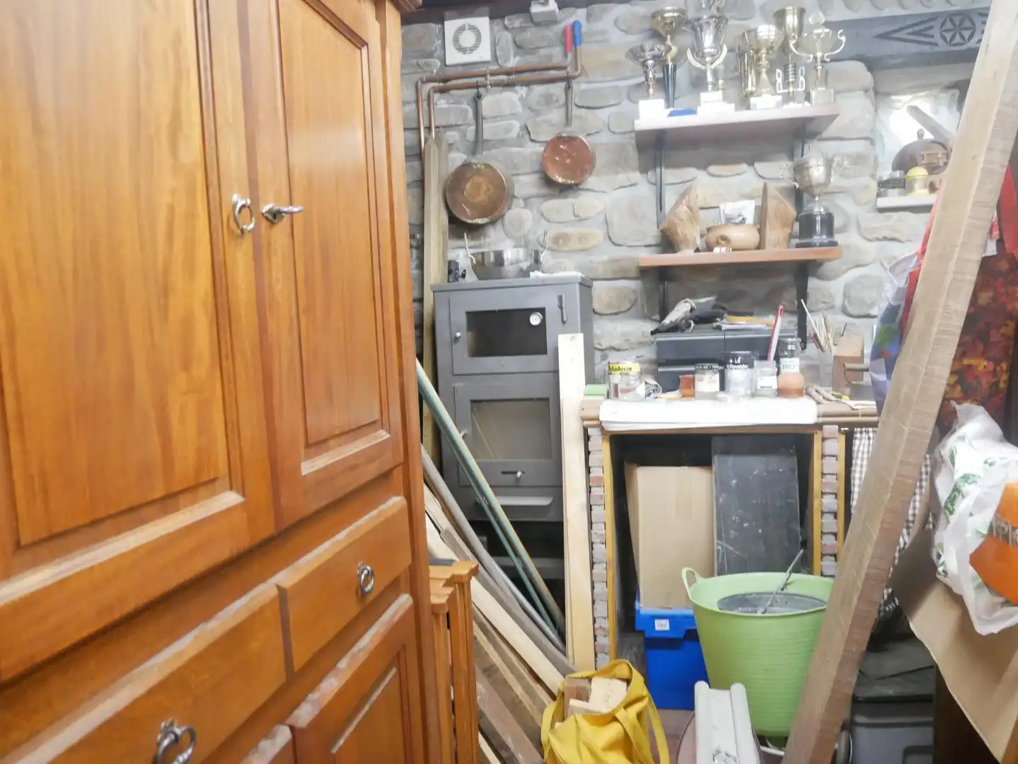 Cuina de Casa adosada en venda en Arrankudiaga / Zollo amb Calefacció i Jardí privat
