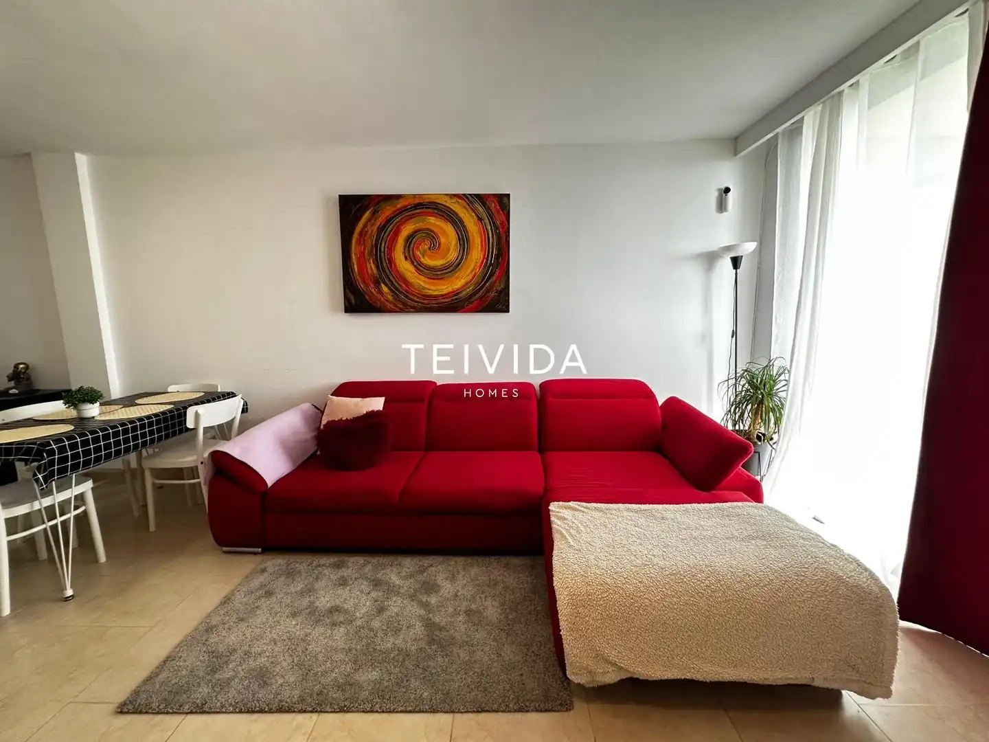 Living room of Attic for rent in Arona  with Terrace, Swimming Pool and Furnished