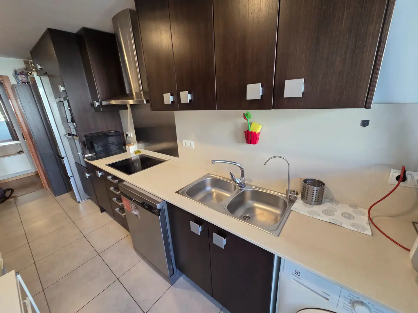 Küche von Wohnung zum Verkauf in Vilafranca del Penedès mit Klimaanlage, Heizung und Parkett