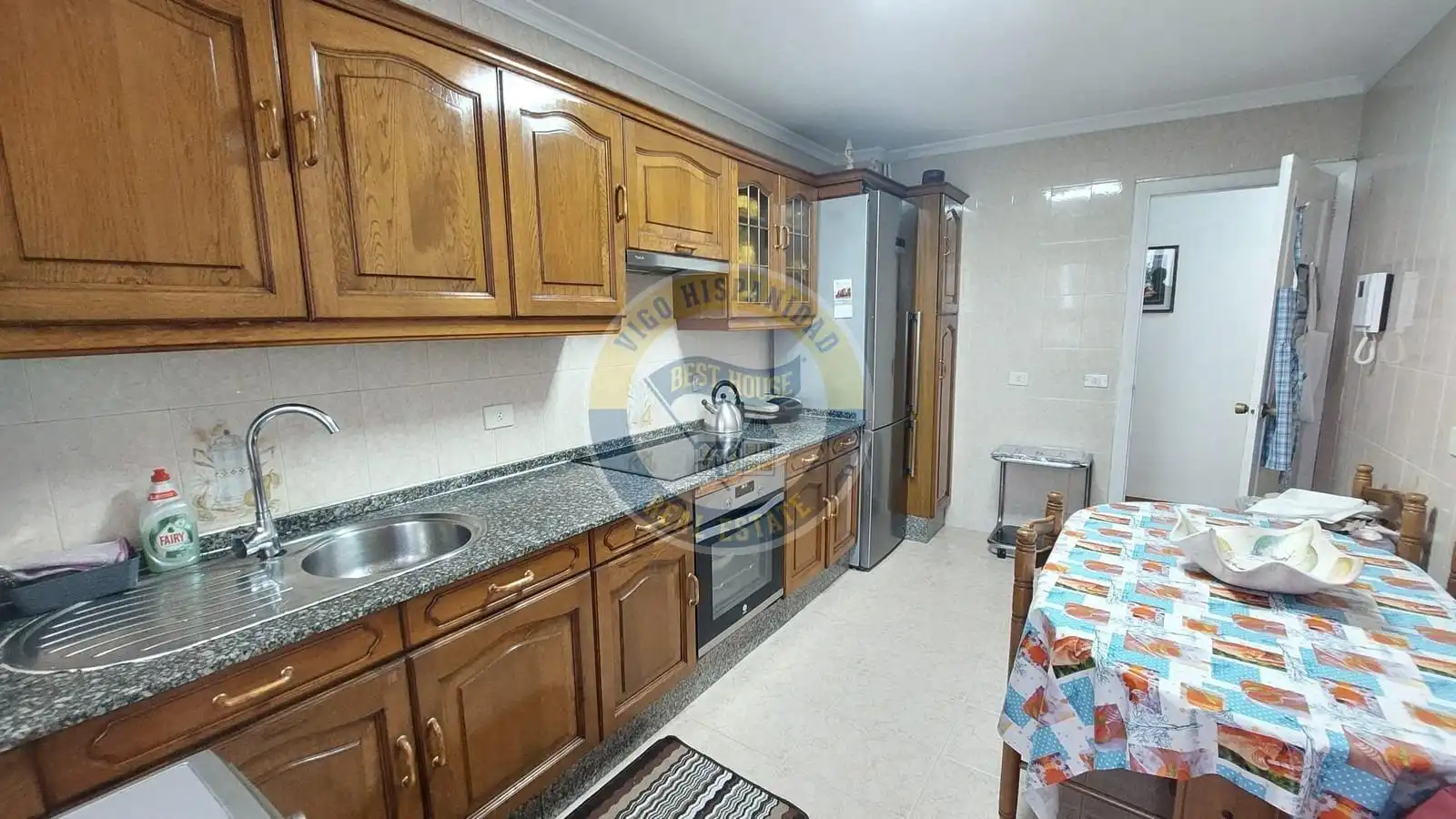 Kitchen of Flat for sale in Vigo   with Storage room and Balcony