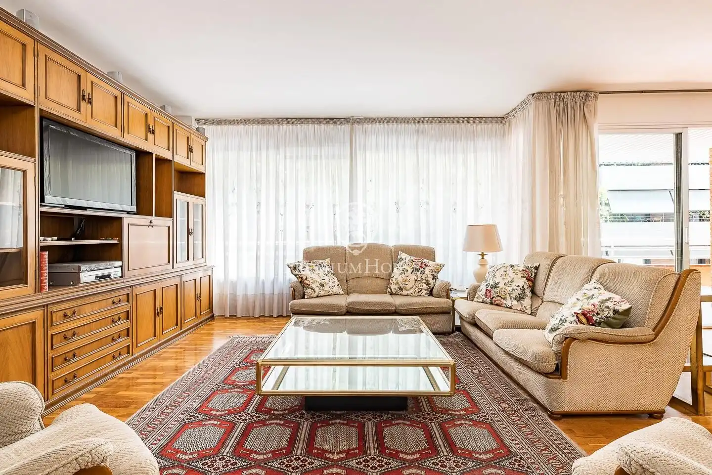 Sala de estar de Piso en venta en Barcelona con Calefacción y Terraza